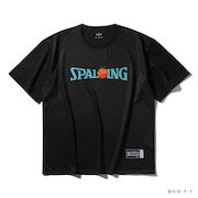 (メンズ、レディース)バスケットボールウェア Tシャツ ONE PIECEメラメラの実 ロゴ SMT25105PBK