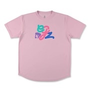 (メンズ、レディース)バスケットボールウェア マルチスクリプトTシャツ EZSS25UST025PNK