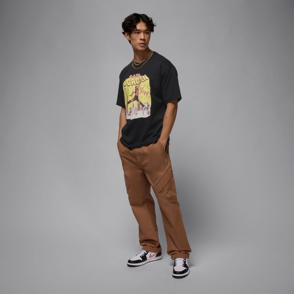 ジョーダン（JORDAN）（メンズ）バスケットボールウェア NC コミック 半袖 クルーネック Tシャツ IF0784-010