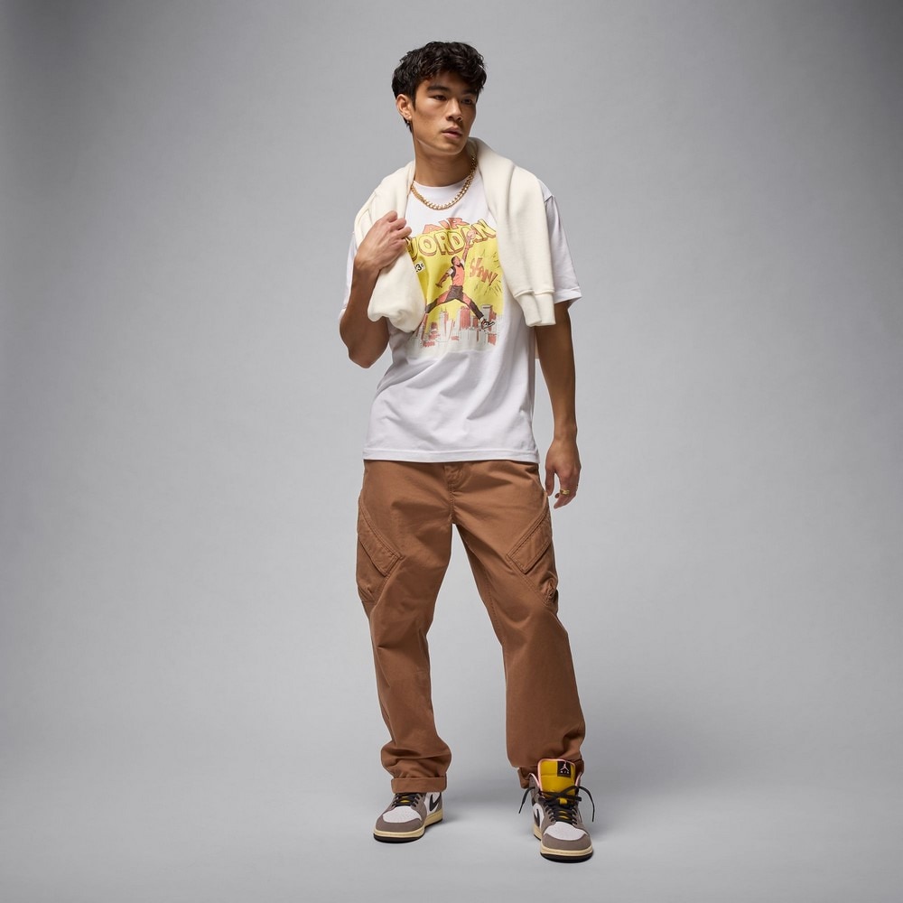 ジョーダン（JORDAN）（メンズ）バスケットボールウェア NC コミック 半袖 クルーネック Tシャツ IF0784-100