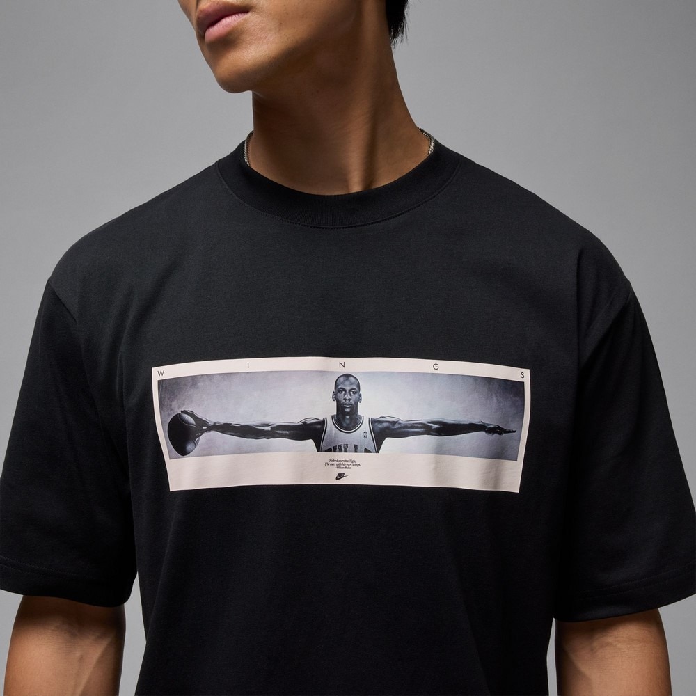 ジョーダン（JORDAN）（メンズ）バスケットボールウェア ジョーダン NC ウィングス フォト 半袖 クルー Tシャツ IF5617-010
