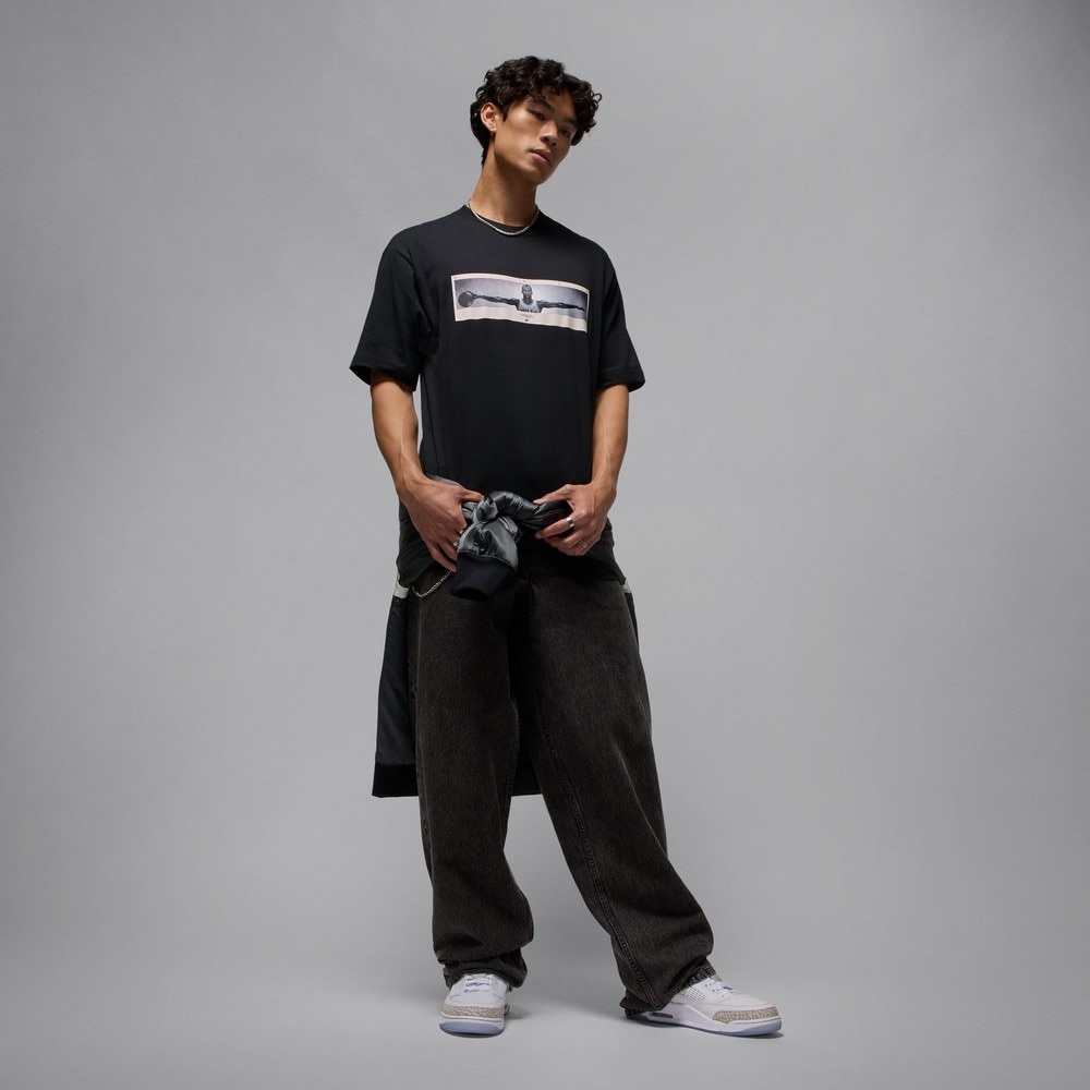 ジョーダン（JORDAN）（メンズ）バスケットボールウェア ジョーダン NC ウィングス フォト 半袖 クルー Tシャツ IF5617-010