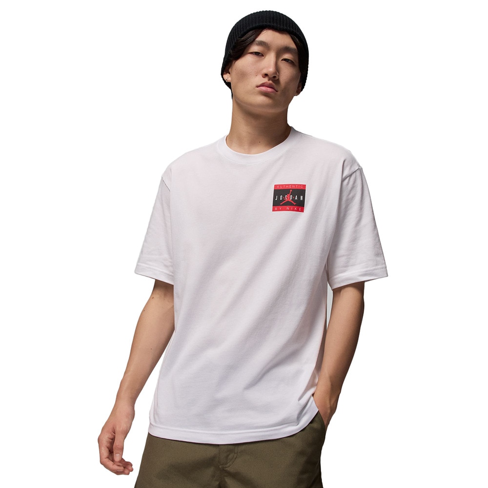 ジョーダン（JORDAN）（メンズ）バスケットボールウェア ジョーダン BRAND AUTH 半袖 クルー Tシャツ IF5619-100