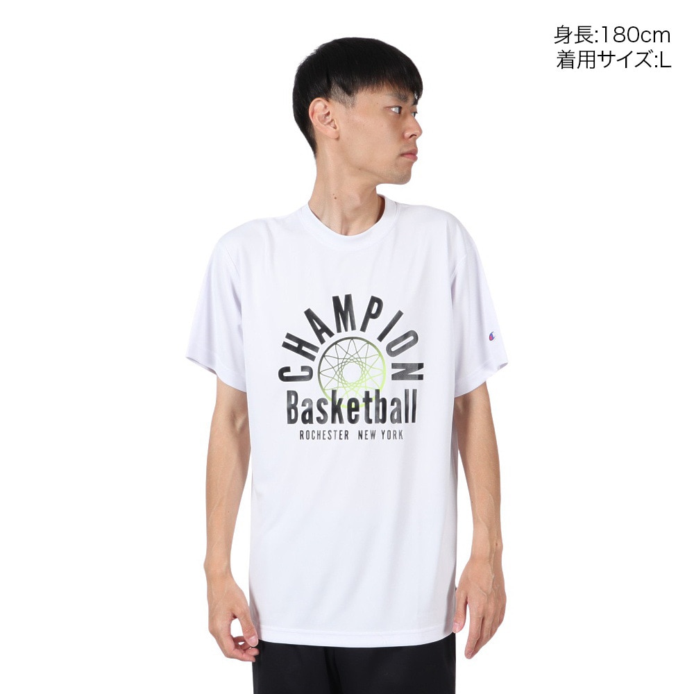 チャンピオン（CHAMPION）（メンズ）バスケットボールウェア E-MOTION 半袖Tシャツ C3-CB326 010