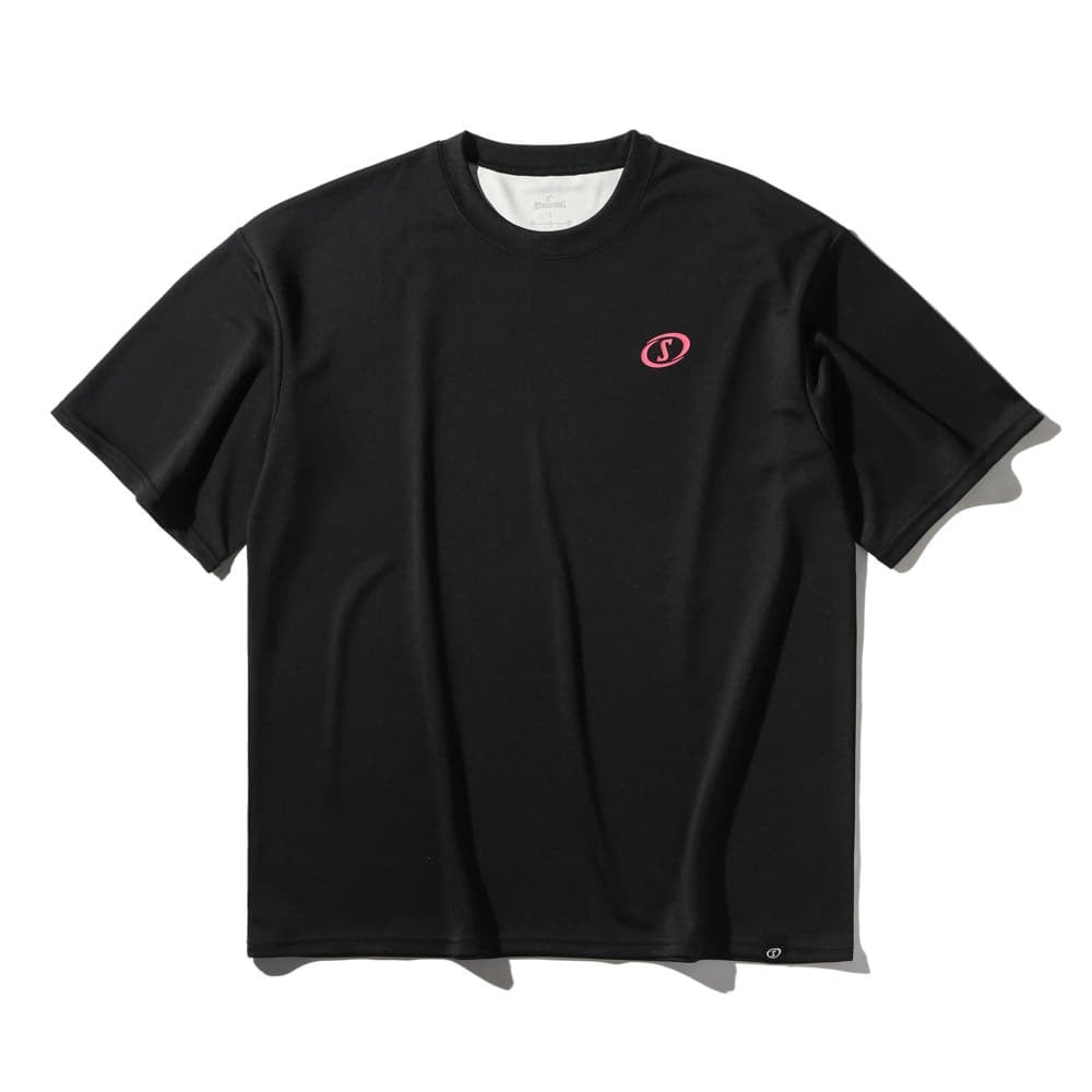 スポルディング（SPALDING）（メンズ、レディース）バスケットボールウェア Tシャツ グランジウォール SMT25120BK