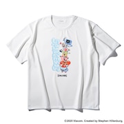 (メンズ、レディース)バスケットボールウェア Tシャツ スポンジ・ボブ キャラクターズ SMT25147SWH