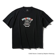 (メンズ、レディース)バスケットボールウェア Tシャツ スポンジ・ボブ パペット SMT25149SBK