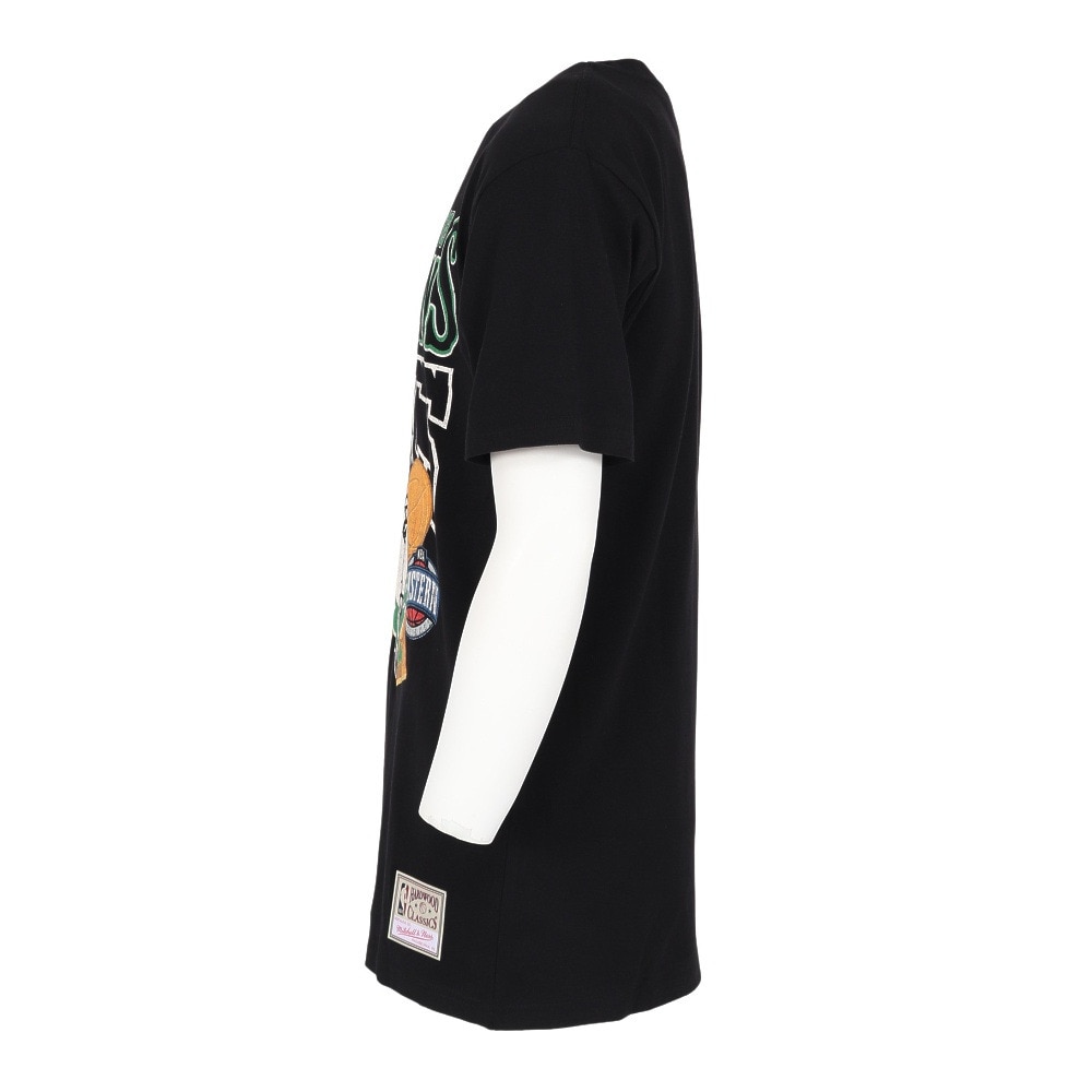 ミッチェルアンドネス（Mitchell&Ness）（メンズ）バスケットボールウェア ボストン・セルティックス Tシャツ TP10214-BCEBLCK