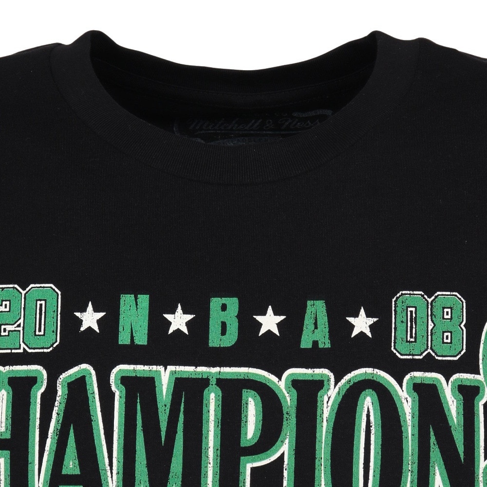 ミッチェルアンドネス（Mitchell&Ness）（メンズ）バスケットボールウェア ボストン・セルティックス Tシャツ TP10214-BCEBLCK