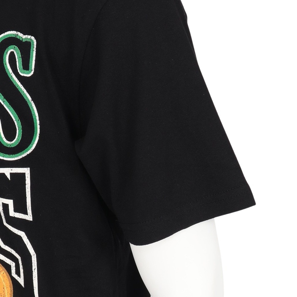 ミッチェルアンドネス（Mitchell&Ness）（メンズ）バスケットボールウェア ボストン・セルティックス Tシャツ TP10214-BCEBLCK