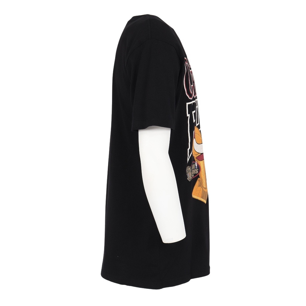ミッチェルアンドネス（Mitchell&Ness）（メンズ）バスケットボールウェア 半袖Tシャツ BULLS TP10214-CBUBLCK