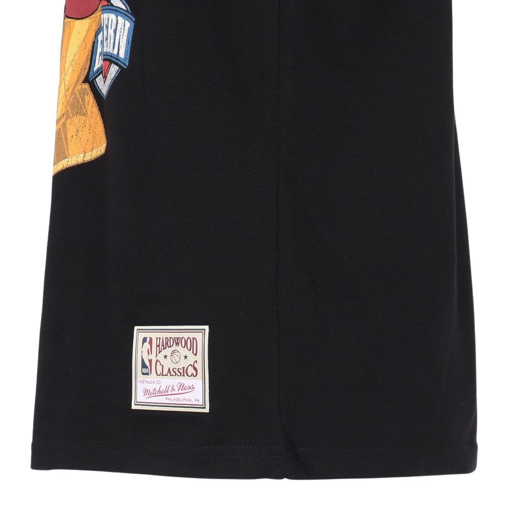 ミッチェルアンドネス（Mitchell&Ness）（メンズ）バスケットボールウェア 半袖Tシャツ BULLS TP10214-CBUBLCK