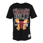 (メンズ)バスケットボールウェア 半袖Tシャツ BULLS TP10214-CBUBLCK
