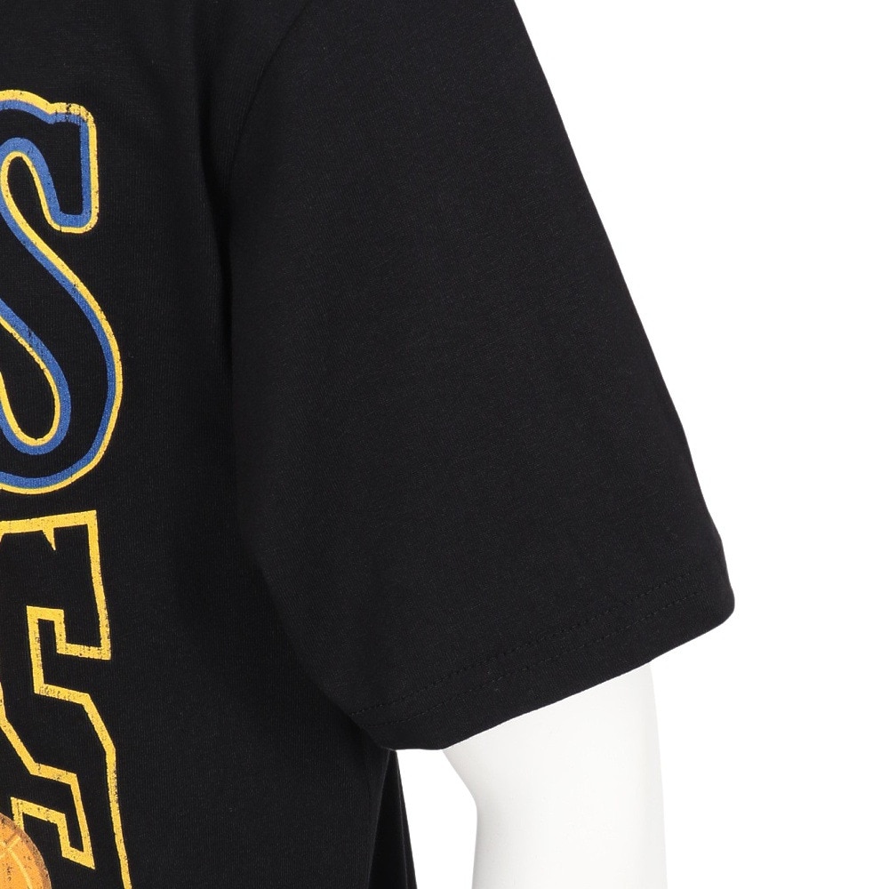 ミッチェルアンドネス（Mitchell&Ness）（メンズ）バスケットボールウェア 半袖Tシャツ WARRIO TP10214-GSWBLCK