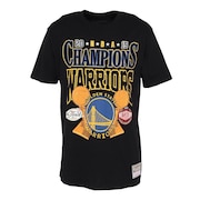 (メンズ)バスケットボールウェア 半袖Tシャツ WARRIO TP10214-GSWBLCK
