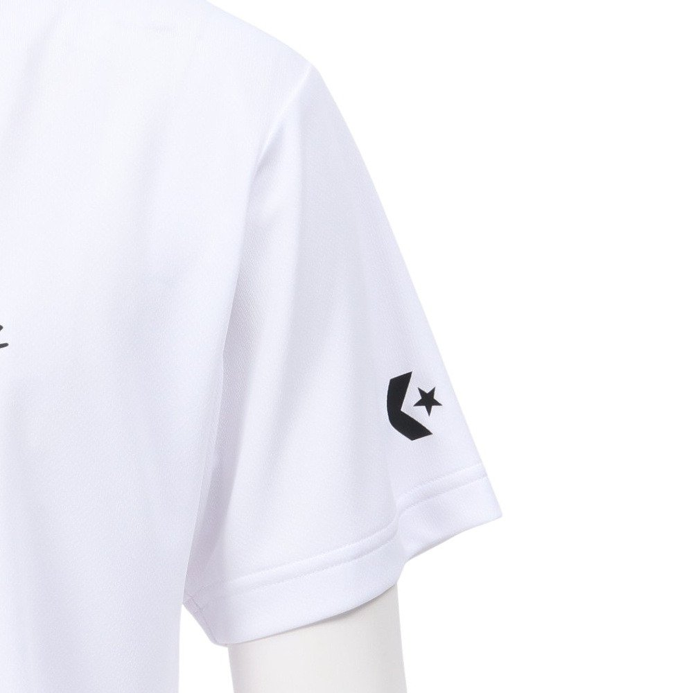コンバース（CONVERSE）（メンズ、レディース）バスケットボールウェア プリント 半袖Tシャツ CBA261370-1100