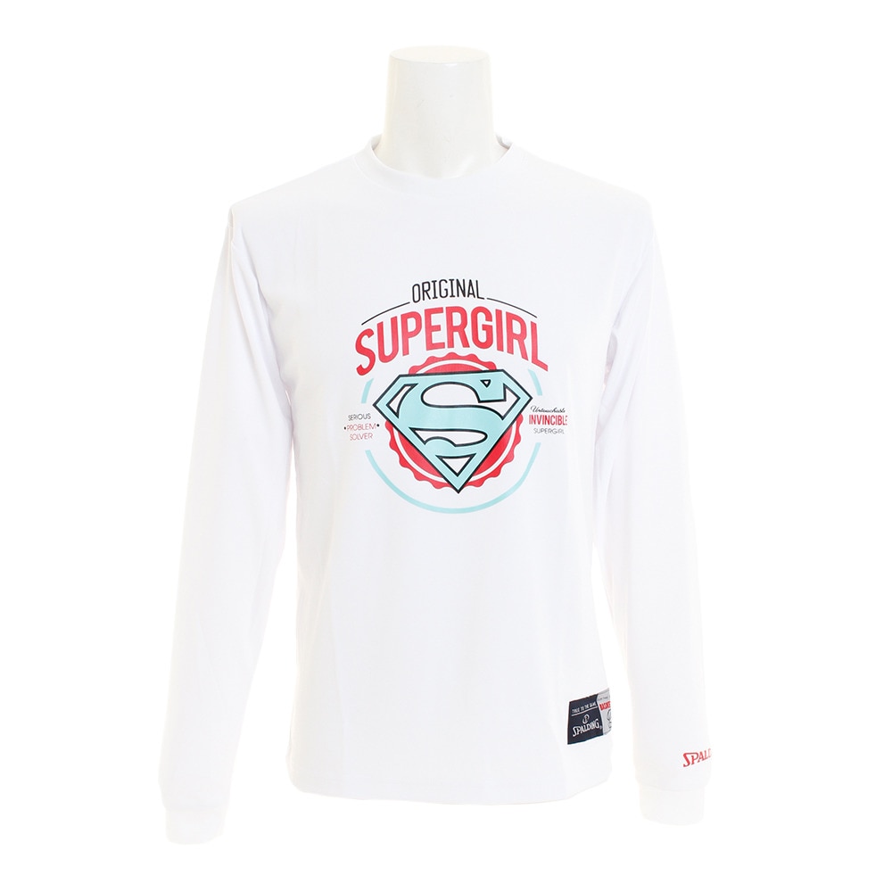 多少の傷汚れありの為大奉仕 Tシャツ レディース 長袖 Supergirl Smt Wh バスケットボール ウェア スポルディング スーパースポーツゼビオ 多少の傷汚れありの為大奉仕 Tシャツ レディース 長袖 Supergirl Smt Wh バスケットボール ウェア スポルディング スーパースポーツゼビオ