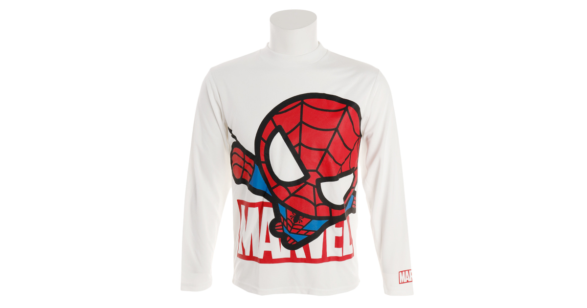 ポイント15倍 多少の傷汚れありの為大奉仕 Tシャツ メンズ 長袖 Marvel スパイダーマン2 Ds バスケットボール ウェア マーベル エルブレス