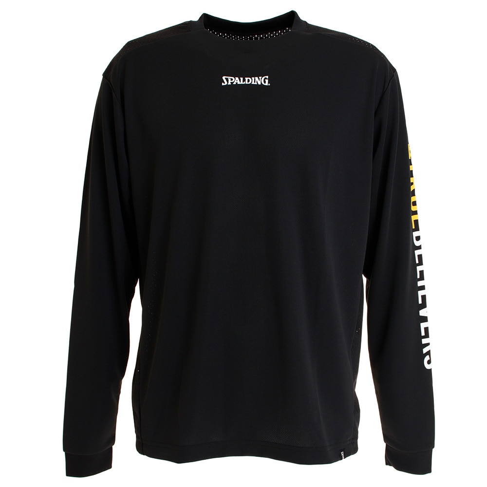 Tシャツ メンズ 長袖 ロングスリーブ トゥルービリーバースリーブプリント SMT191050 【バスケットボール ウェア】