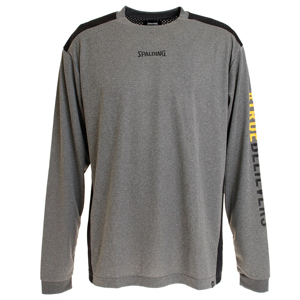 Tシャツ メンズ 長袖 トゥルービリーバースリーブプリント HC SMT191050HC 【バスケットボール ウェア】
