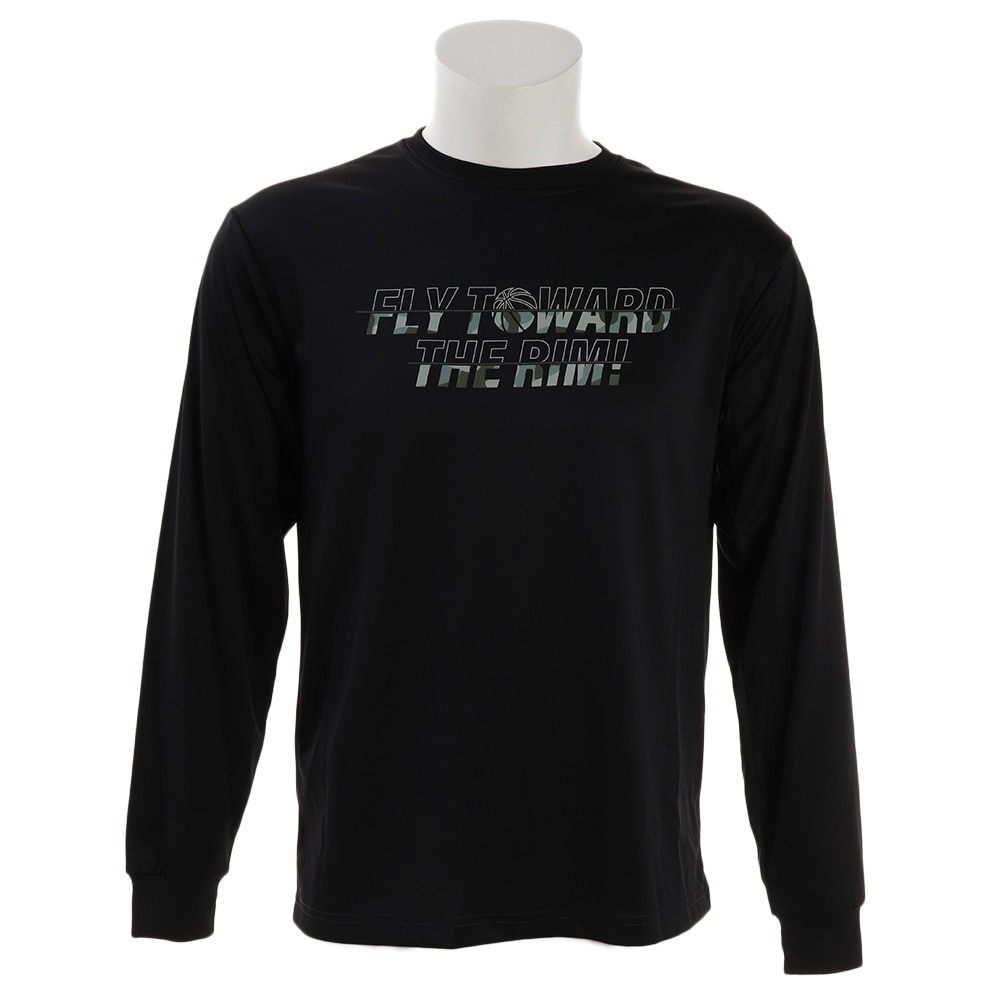 Ｔシャツ メンズ 長袖 ドライ 吸汗速乾 FLY TOWARD THE RIM 751G9CD6626 【バスケットボール ウェア】