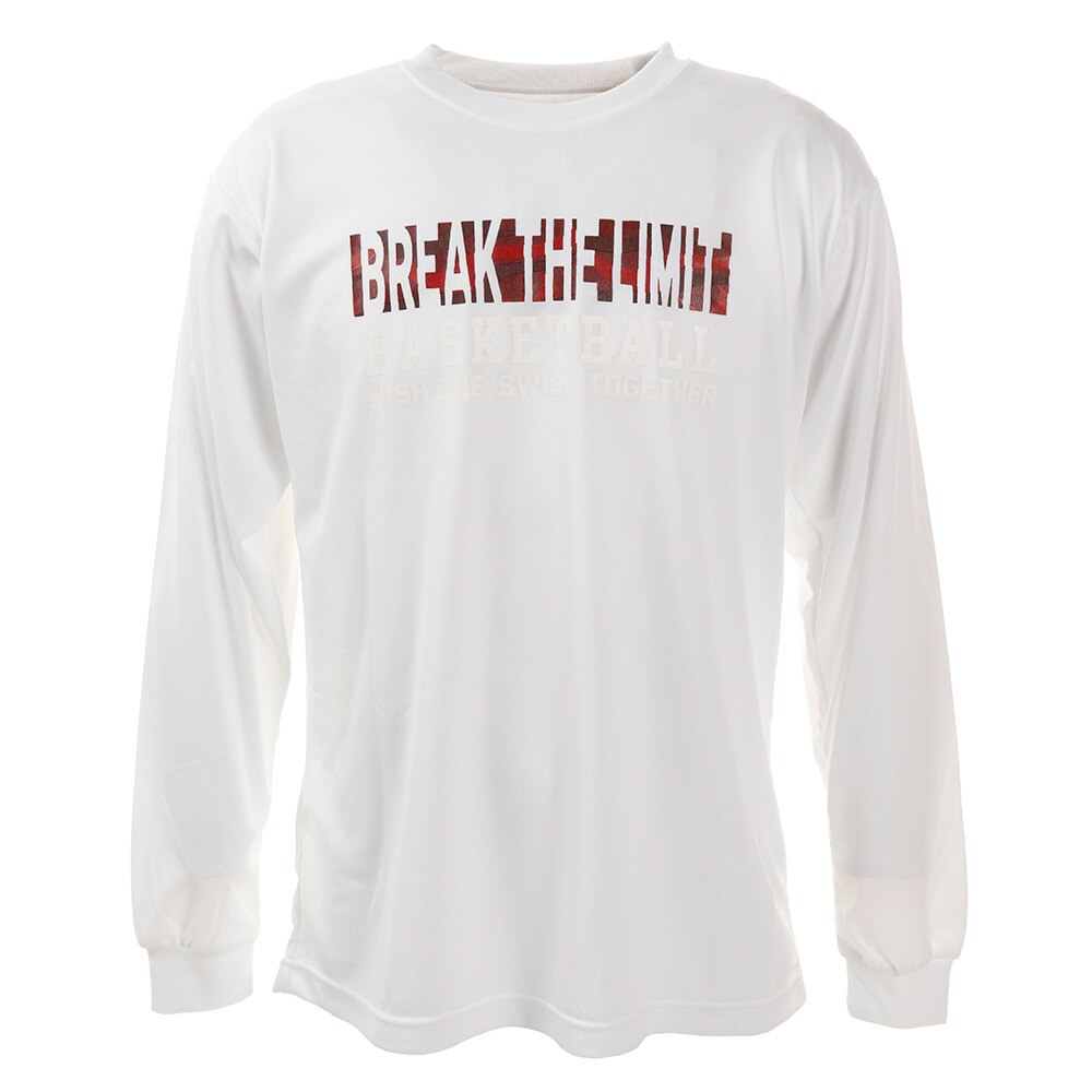  Ｔシャツ メンズ 長袖 ドライ 吸汗速乾 Break the limit 751G9ES6637 【バスケットボール ウェア】