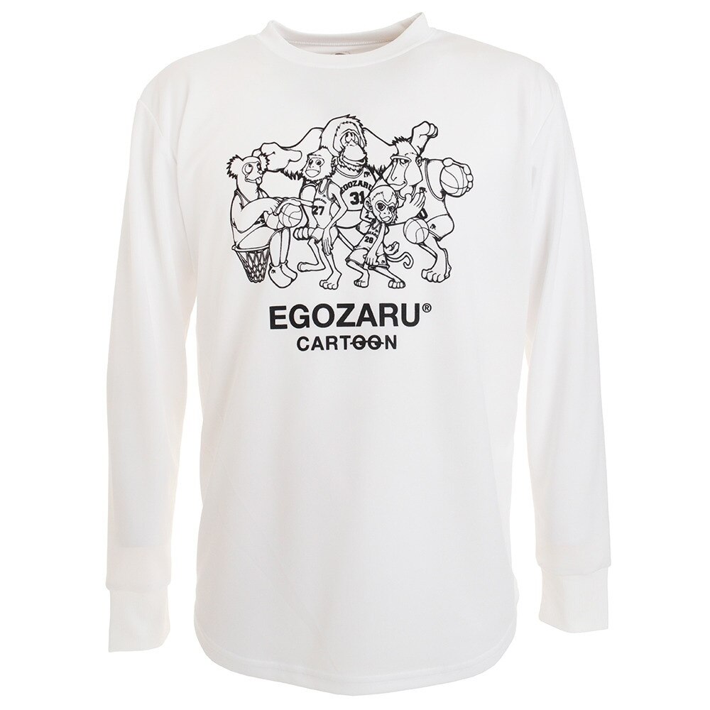  Ｔシャツ メンズ 長袖 CAREER CARTOON ロング EZCLT-1906-025 【バスケットボール ウェア】