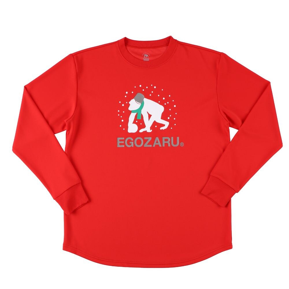  Tシャツ メンズ 長袖 雪だるま EZLT-1913-069 【バスケットボール ウェア】 【エゴザル限定】