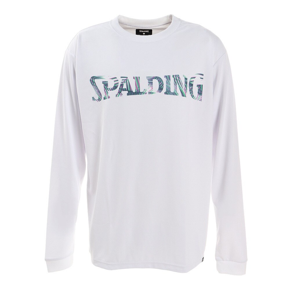  ロングスリーブTシャツ パームリーフロゴ  SMT201160WH