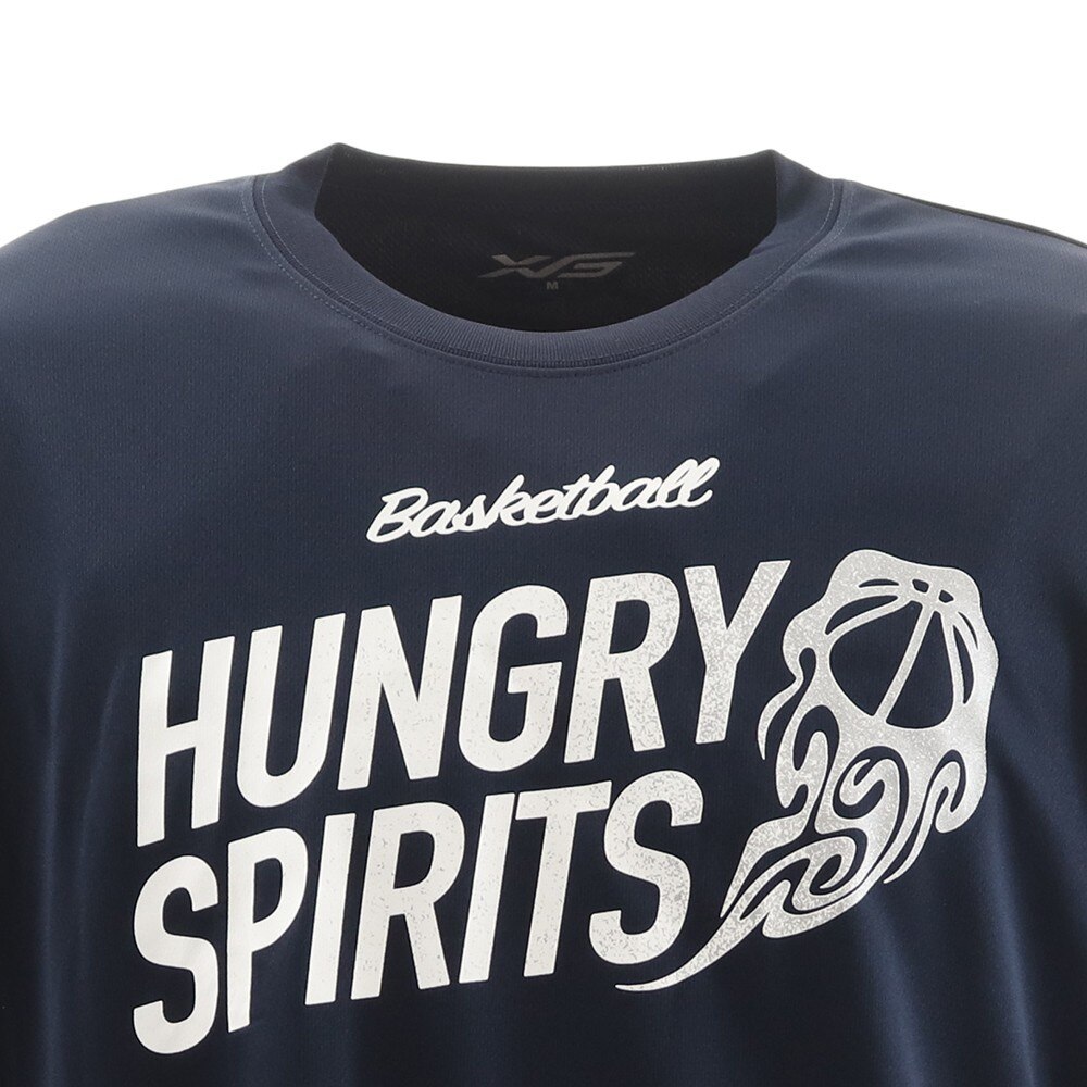 エックスティーエス｜ドライ 吸汗速乾 長袖Tシャツ 751G0ES1620 NVY バスケットボールウェア ロンT -  スポーツ用品はスーパースポーツゼビオ