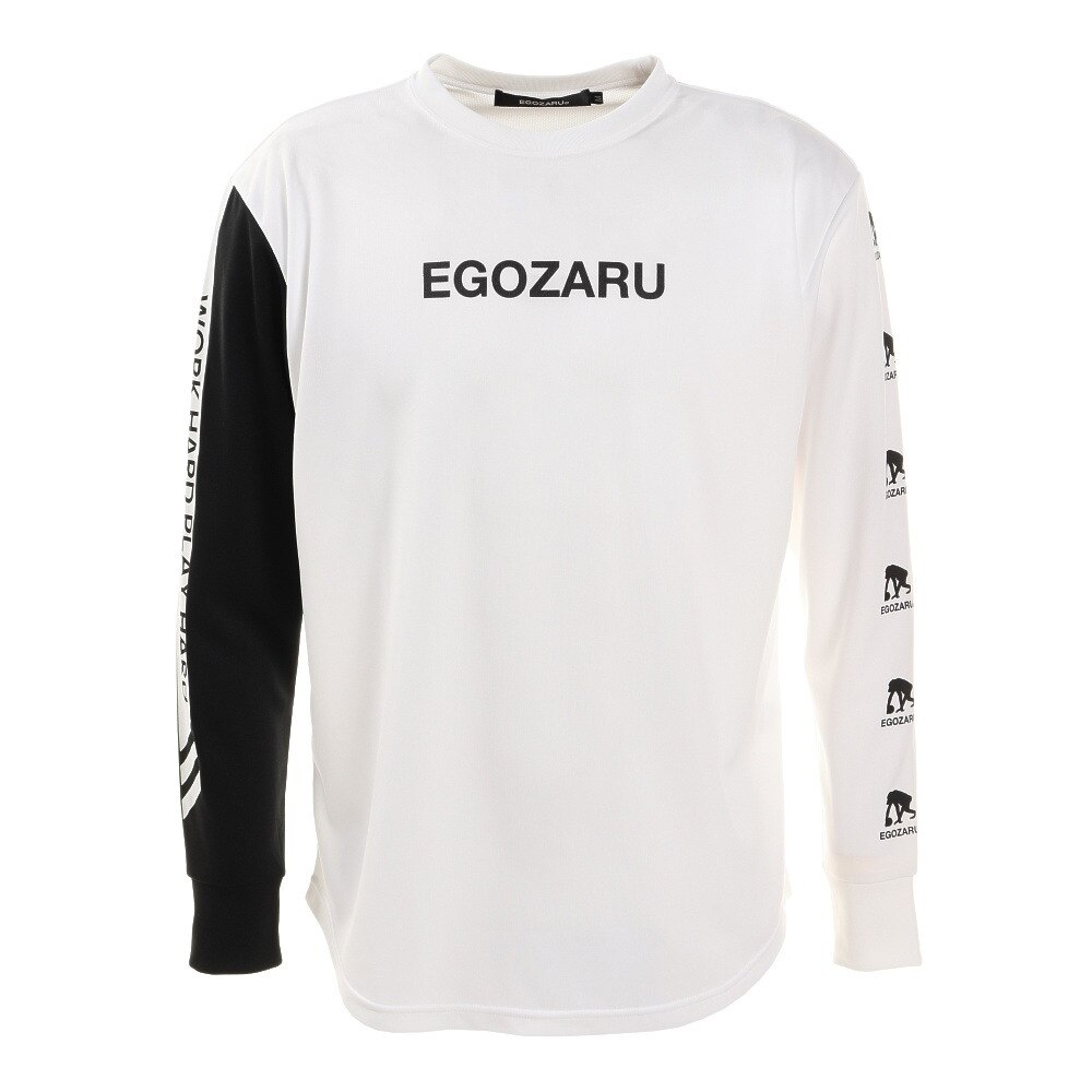  長袖Tシャツ WHITExBLACK EZLT-2003-031
