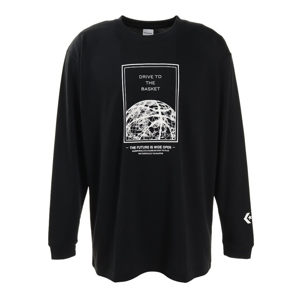  プリントクルーネックロングスリーブTシャツ CB202365L-1900