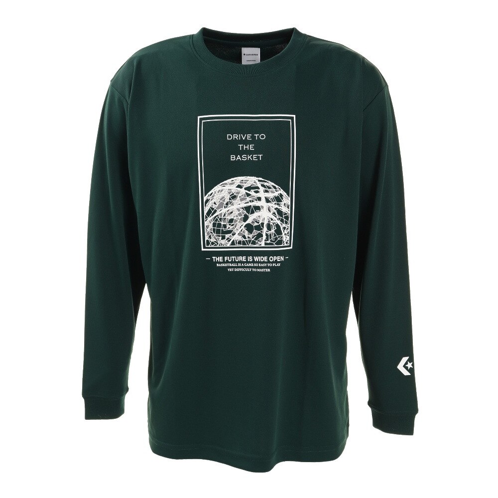  プリントクルーネックロングスリーブTシャツ CB202365L-4700
