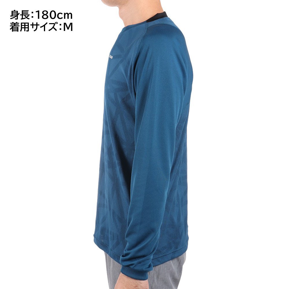 パフォーマンスギア パフォーマンスギア Pg メンズ レディース ドライ 吸汗速乾バスケット長袖tシャツ 751pg0es1603 Blu バスケットボールウェア ロンt スポーツ用品はスーパースポーツゼビオ