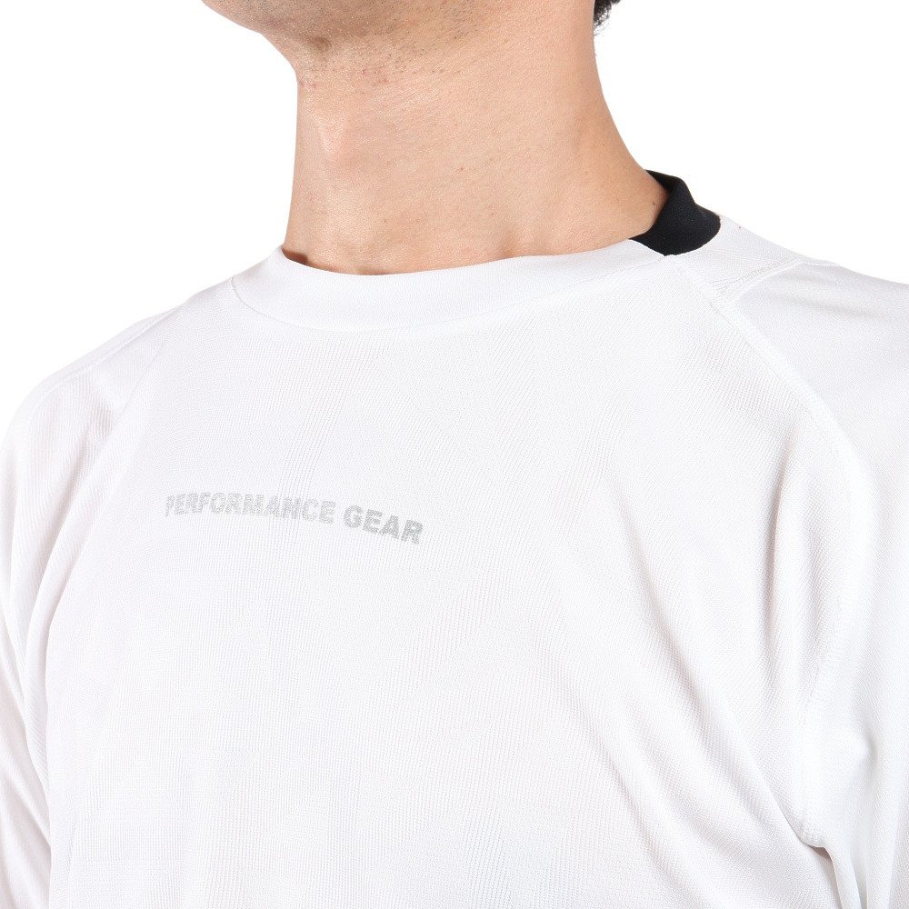 パフォーマンスギア ドライ 吸汗速乾バスケット長袖tシャツ 751pg0es1603 Wht バスケットボールウェア ロンt スポーツ用品はスーパースポーツゼビオ