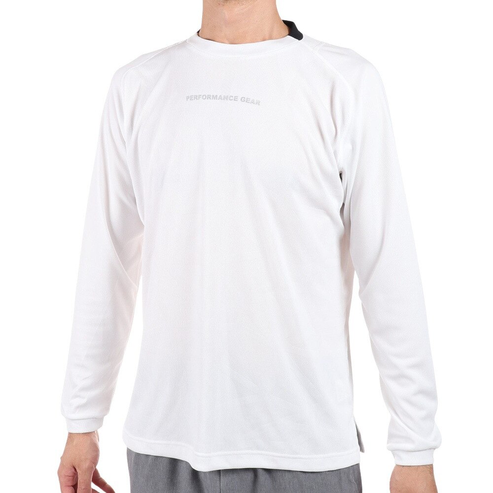  ドライプラスバスケット長袖Tシャツ 751PG0ES1603 WHT