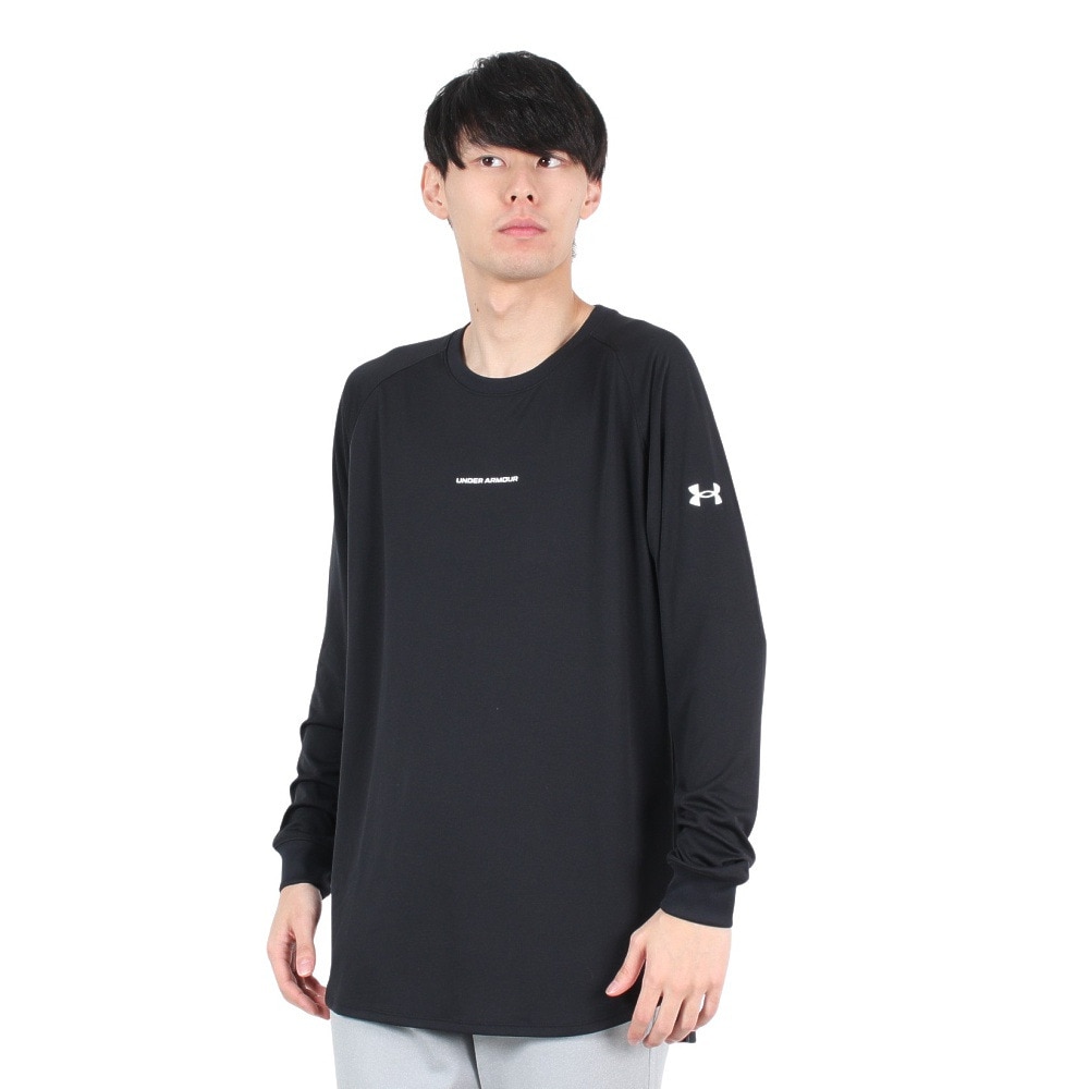 アンダーアーマー（UNDER ARMOUR）（メンズ）バスケットボールウェア ロンT ロングショット ロングスリーブ Tシャツ 1.5 1368856 001