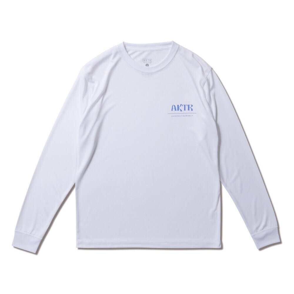 変更OK AKTR バスケ ロングTシャツ【新品】XL 白