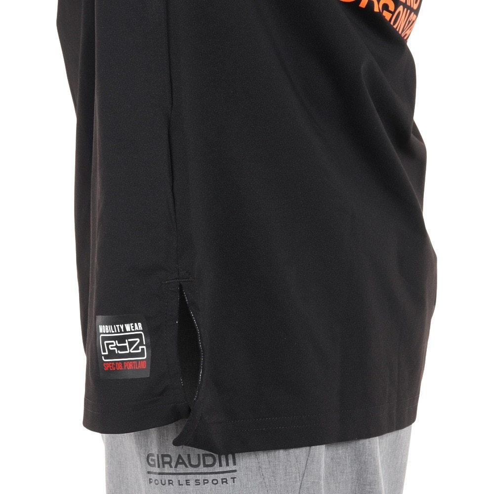 ライズ（RYZ）（メンズ）バスケットボールウェア ロンT N/08 長袖Tシャツ 751R1CD6607 BLK