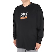 ライズ（RYZ）（メンズ）バスケットボールウェア ロンT N/08 長袖Tシャツ 751R1CD6607 BLK