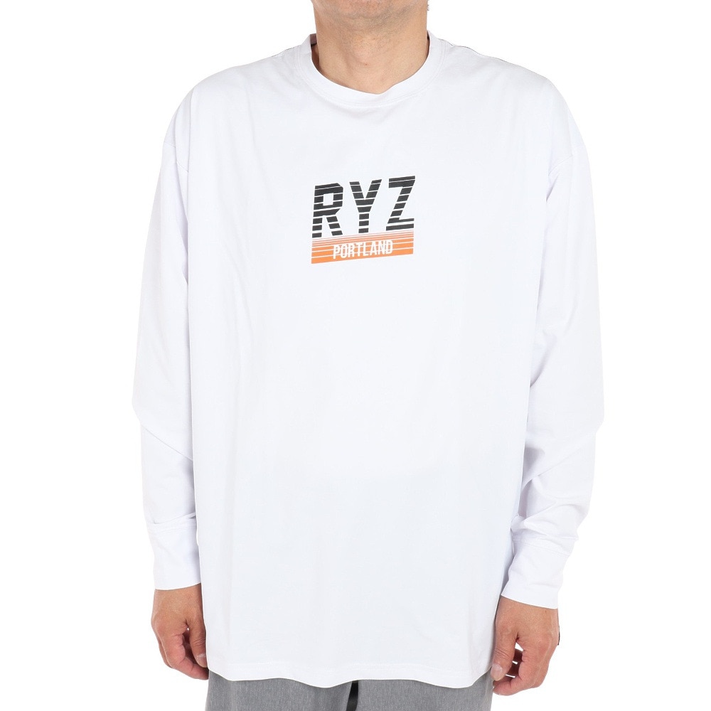 ライズ（RYZ）（メンズ）バスケットボールウェア ロンT N/08 長袖Tシャツ 751R1CD6607 WHT