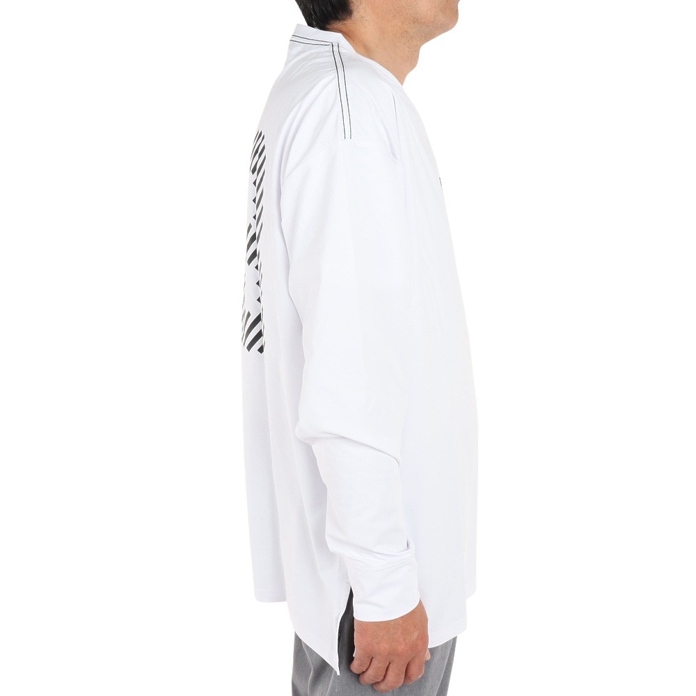 ライズ（RYZ）（メンズ）バスケットボールウェア ロンT N/08 長袖Tシャツ 751R1CD6607 WHT