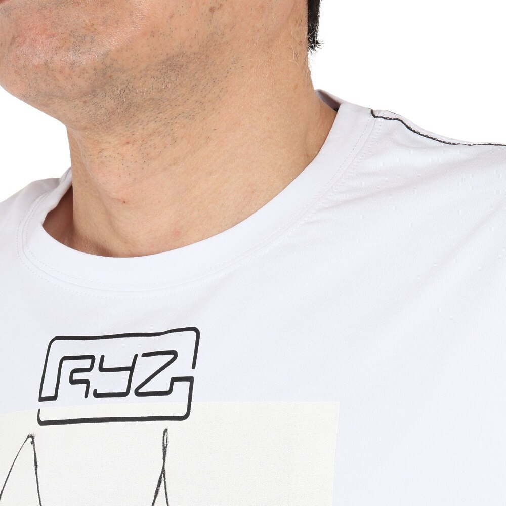 ライズ（RYZ）（メンズ）バスケットボールウェア ロンT PHOTO 長袖Tシャツ 751R1CD6608 WHT