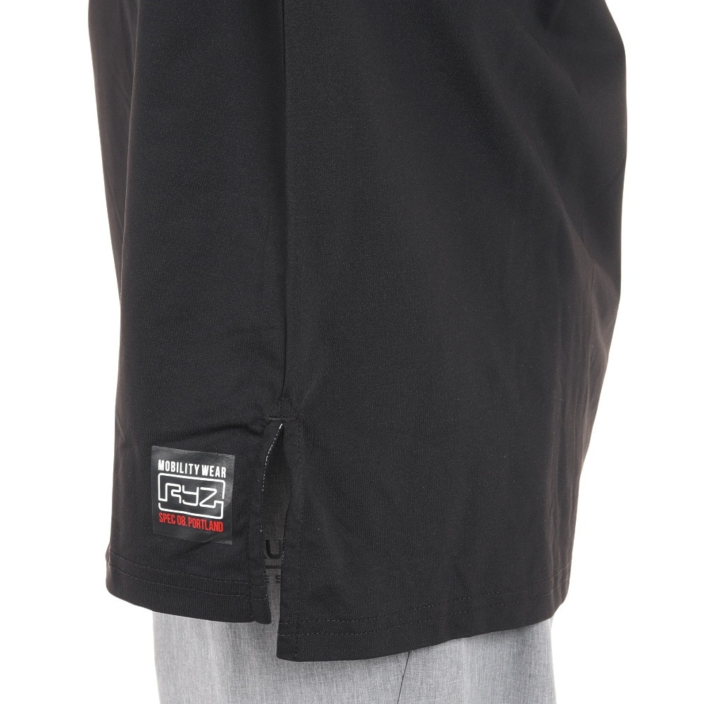 ライズ（RYZ）（メンズ）バスケットボールウェア ロンT B.T.PDX 長袖Tシャツ 751R1CD6610 BLK 速乾