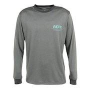 アクター（AKTR）（メンズ）バスケットボールウェア BREEZE ロゴ ロングスリーブシャツ 221-061005 GY 速乾