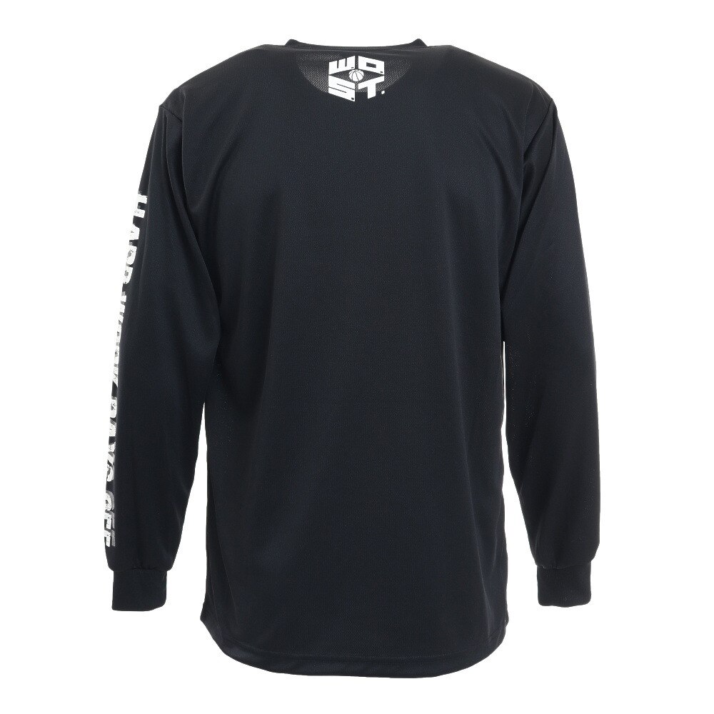 エックスティーエス（XTS）（メンズ）バスケットボールウェア ロンT ドライプラス長袖Ｔシャツ 751G1ES6622BLK