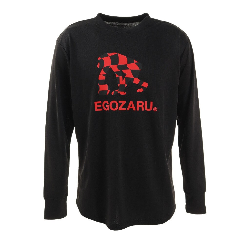 エゴザル バスケットボールウェア ロンT チェッカード ロゴ ロングTシャツ EZLT-F2101-174 Ｓ 90 バスケットボール