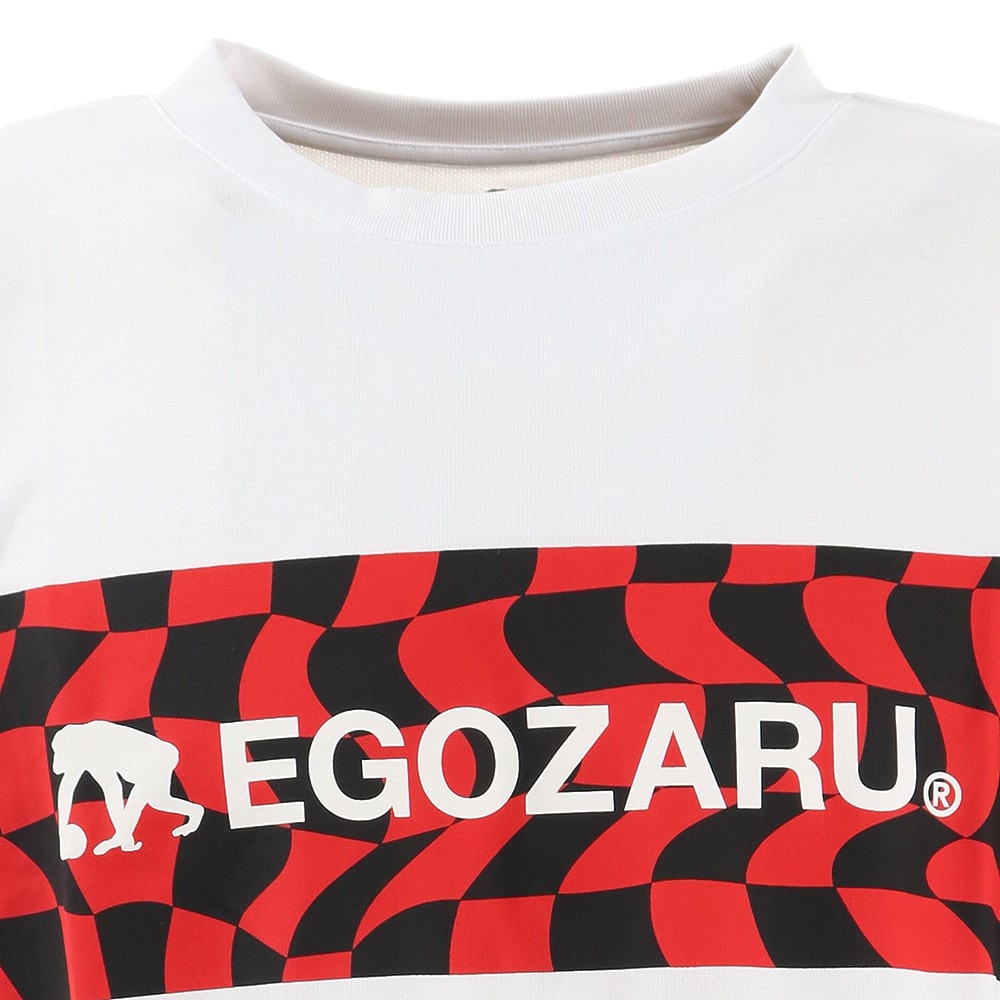 エゴザル（EGOZARU）（メンズ）バスケットボールウェア ロンT チェッカード スウィッチ ロングTシャツ EZLT-F2103-025★★★
