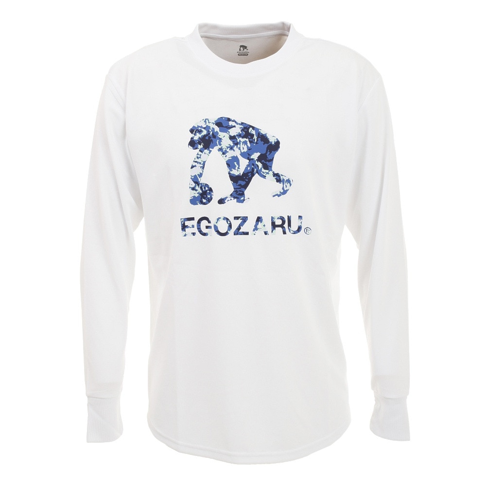 エゴザル（EGOZARU）（メンズ）バスケットボールウェア ロンT フレイムロゴ ロングTシャツ EZLT-F2112-025  スポーツ用品はスーパースポーツゼビオ