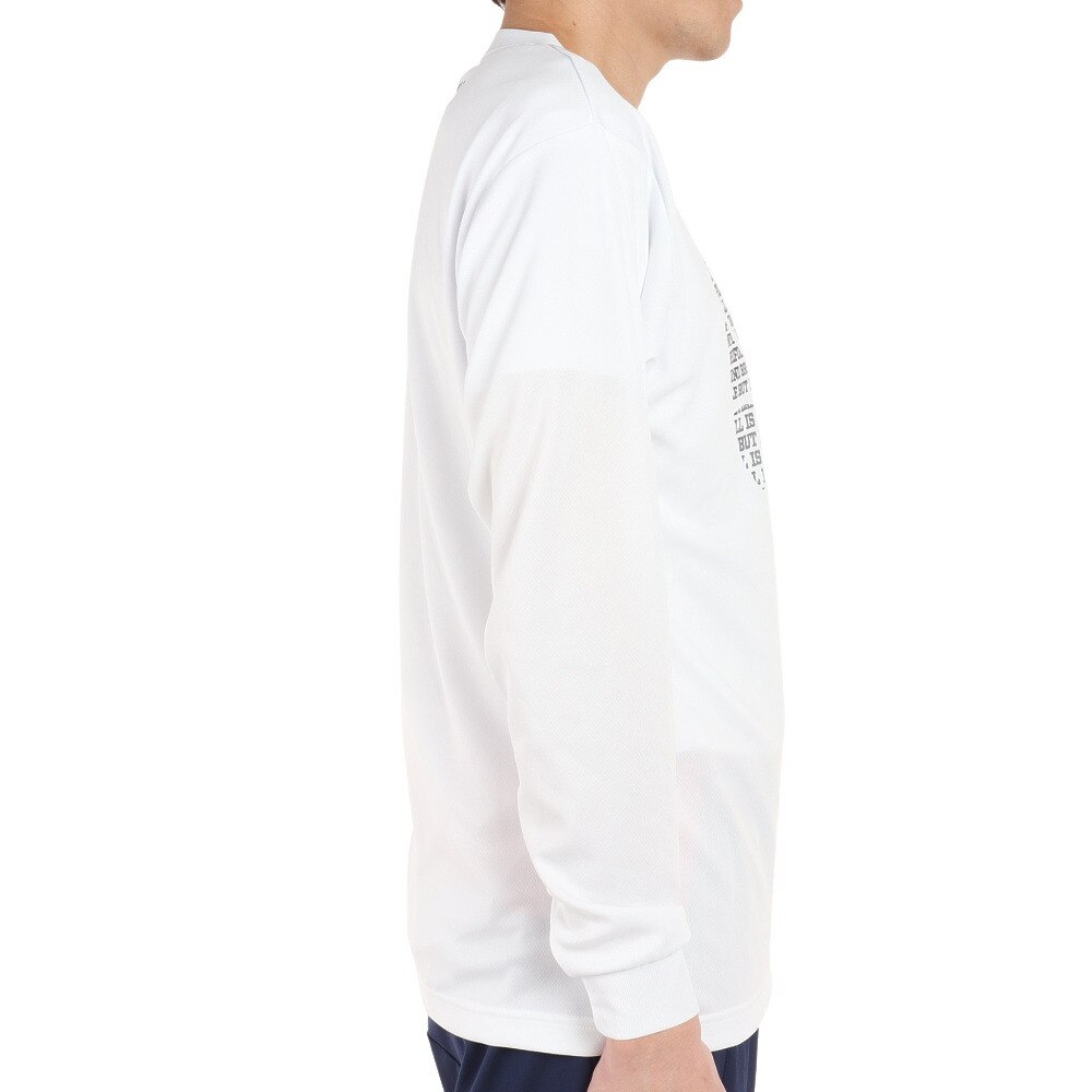 エックスティーエス（XTS）（メンズ）バスケットボールウェア ロンT ドライプラス 長袖Tシャツ 751G1ES6625WHT